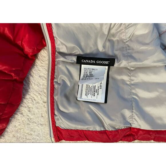 Canada Goose Brookvale Red Coat Jacket Authentic EUC Down Parka L-READ DESCR - Picture 10 of 14
